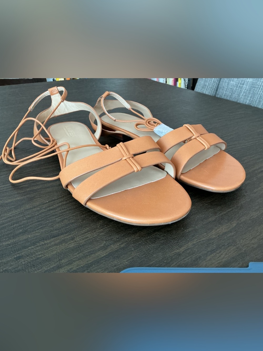 NWT Ralph Lauren Ankle Strap Sandals - Picture 2 of 13